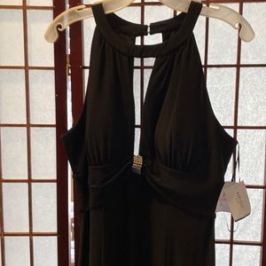 David’s Bridal black evening dress size 10